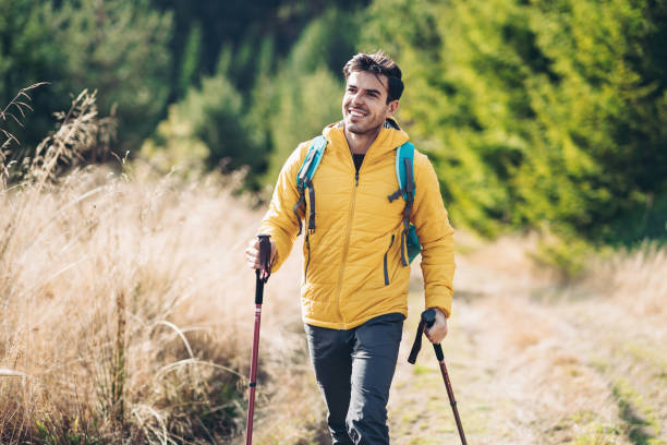 istock Enjoying the mountain footpath on a sunny autumn day 1309820892