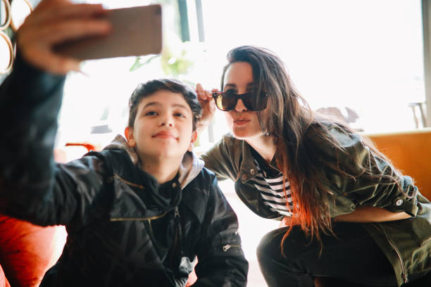 istock Aunt playing with her nephew 1309822051
