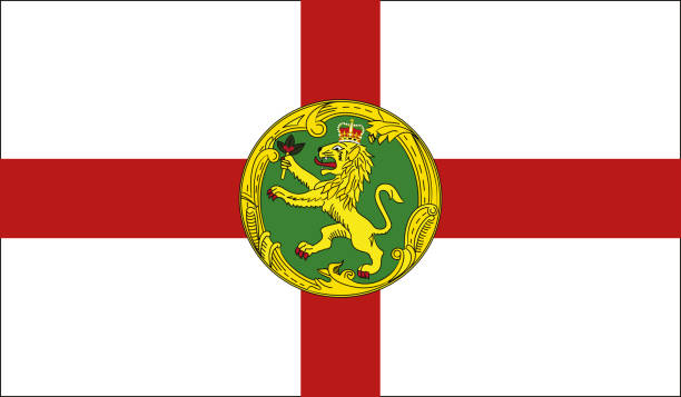 высоко детализированный флаг alderney - alderney флаг высокая деталь - большой флаг флага jpeg изображение - alderley edge стоковые фото и изображения