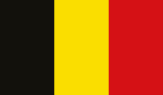 Bandera muy detallada de Bélgica - Bandera belga Alto detalle - Bandera de gran tamaño imagen jpeg Bélgica photo