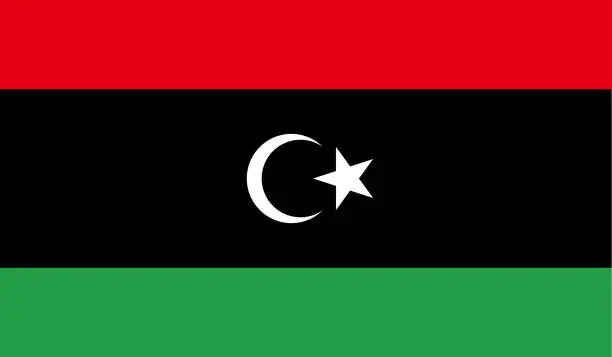 Photo of Highly Detailed Flag Of Libya - Libya Flag High Detail - National flag Libya - Large size flag jpeg image -