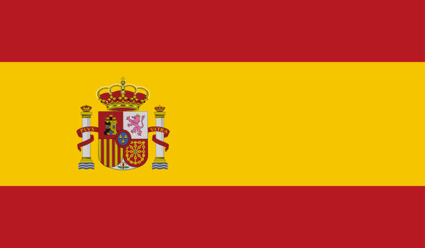 Highly Detailed Flag Of Spain - Spain Flag High Detail - Large size flag jpeg image - Highly Detailed Flag Of Spain - Spain Flag High Detail - National flag Spain - Large size flag jpeg image - Spain, Madrid embassy photos stock pictures, royalty-free photos & images
