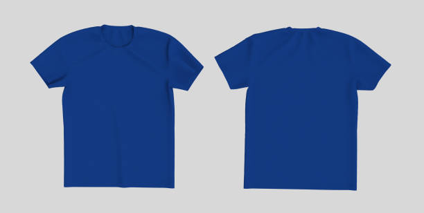 men's short sleeve t-shirt mockup in front, and back views