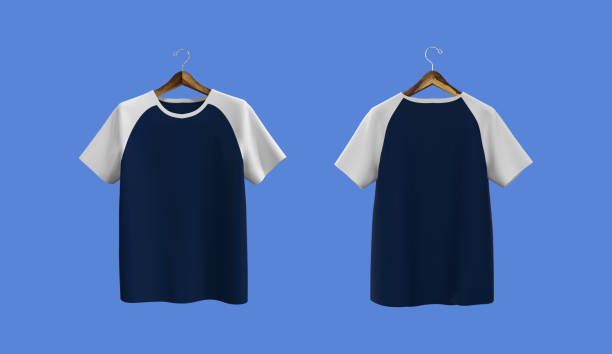 istock Short sleeve raglan t-shirt mockup 1309834840