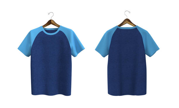 Short sleeve raglan t-shirt mockup