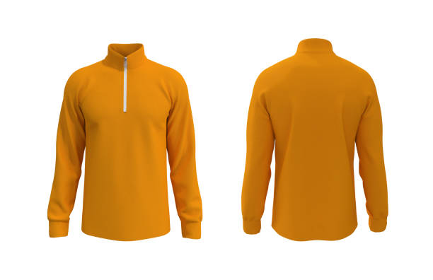 istock Blank tracksuit top, jacket design, sportswear, track front and back views 1309835701