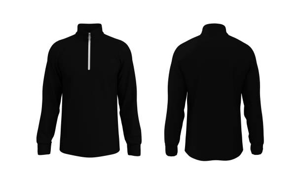 istock Blank tracksuit top jacket mockup, sportswear 1309835743