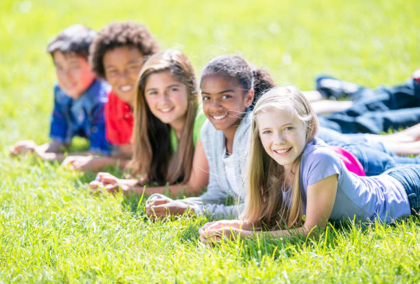 istock Multi Ethnic Group Of Children Outdoors In The Summer 1309836178