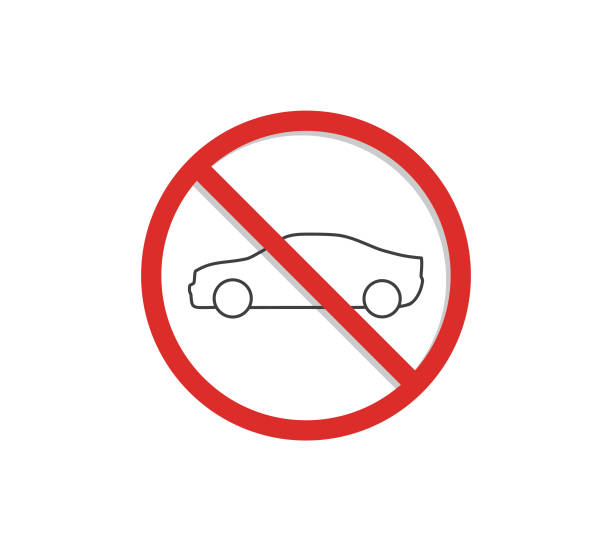 Car Prohibited Vector 440+ Car In No Parking Zone Illustrations, Royalty-Free Vector Graphics ...