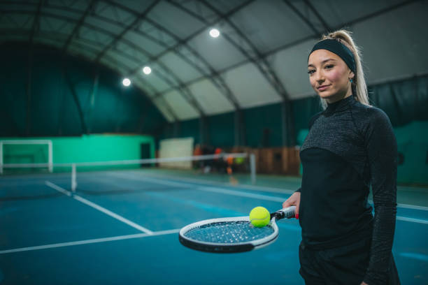 istock Young woman tennis player 1309845340