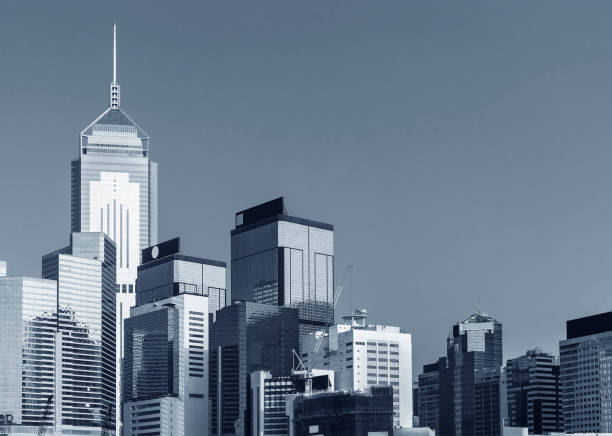 istock Skyscraper in Hong Kong city 1309855035