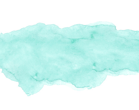 Pintura abstracta de arte de acuarela azul. Splash stroke fondo de tonos modernos photo