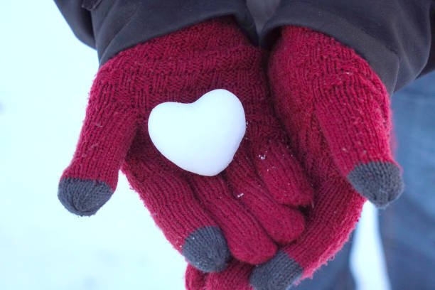 istock Heart snowball in woman´s hands 1309863118