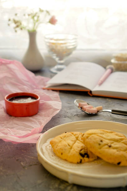 istock Beautiful composition with sweet homemade pastries 1309866989