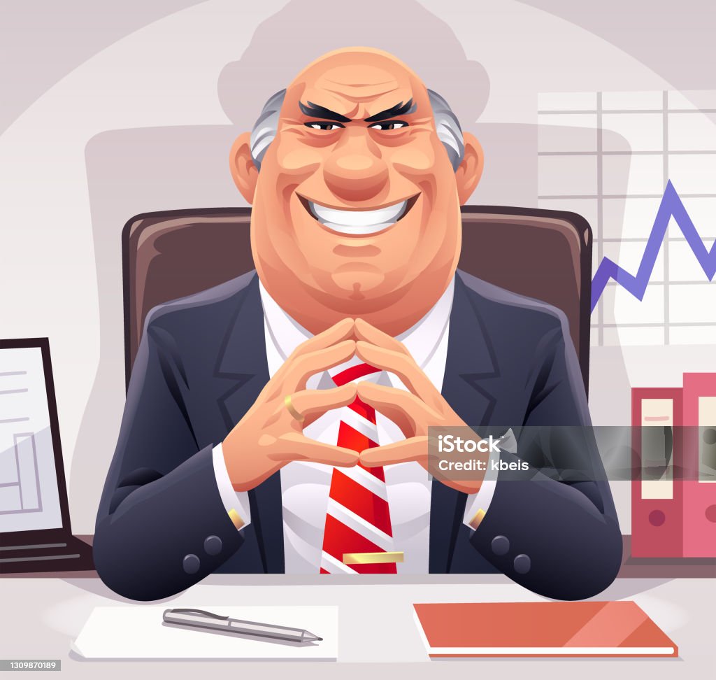 The Ruthless Manager Ruthless Businessman Stock Illustration - Download Image Now - Evil ...