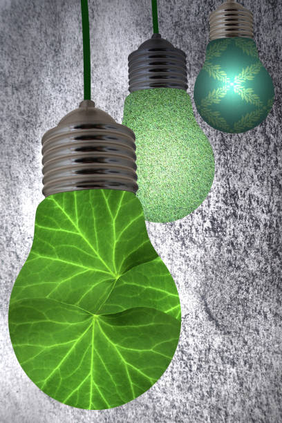 istock Green electricity  Electric bulbs  Lighting equipment 1309870348