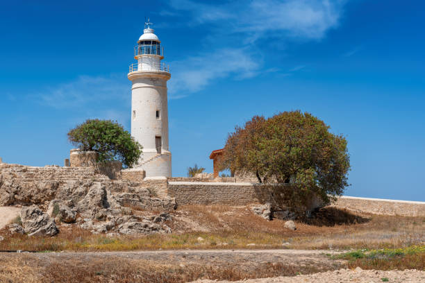 istock Paphos Lighthouse and old ruins in Cyprus 1309870630