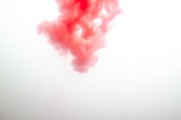 istock Acrylic red colors in water. Abstract background. Abstract paints. 1309874317