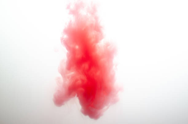 istock Acrylic red colors in water. Abstract background. Abstract paints. 1309875567