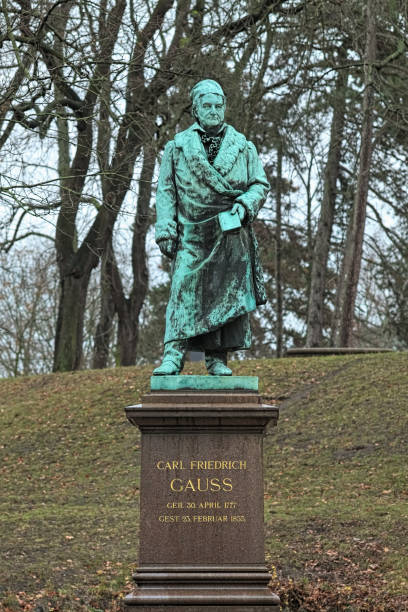 Carl Friedrich Gauss Monument in Braunschweig, Germany Braunschweig, Germany. Monument to the German mathematician and scientist Carl Friedrich Gauss in his birthtown. The monument was laid on April 30, 1877 at Gaussberg Hill to commemorate the 100th anniversary of Gauss, and completed in 1880. It was designed by Fritz Schaper (1841-1919) and executed by Hermann Heinrich Howaldt (1852-1900). braunschweig photos stock pictures, royalty-free photos & images