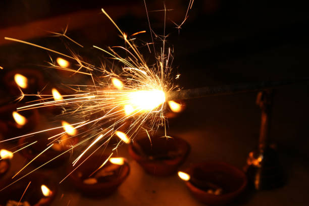 istock Indian Fire Crakers on Diwali for celebrations 1309876474