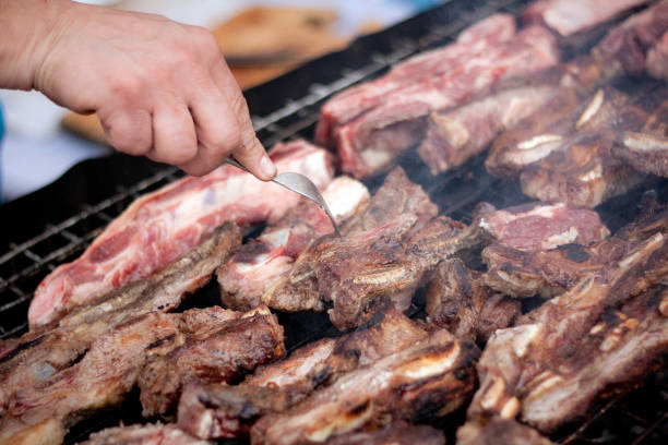 istock Meat on the grill 1309877581