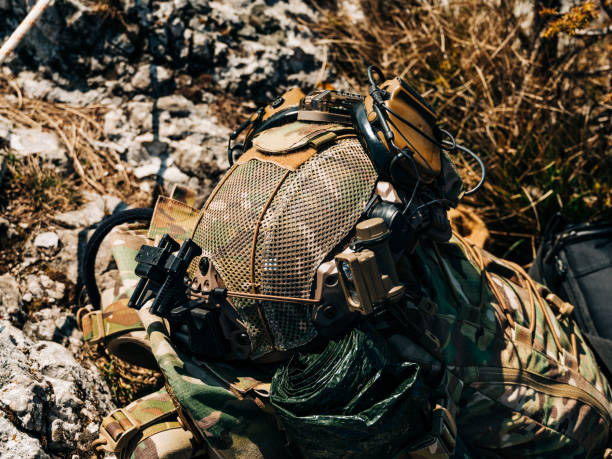 istock Ballistic kevlar helmet 1309881645
