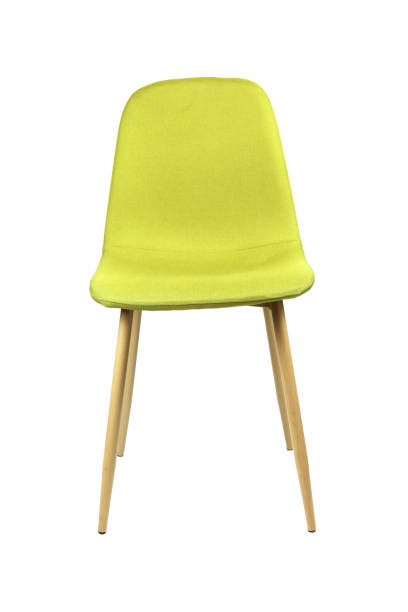 istock modern light green chair isolated on white, front view, interior design 1309883124