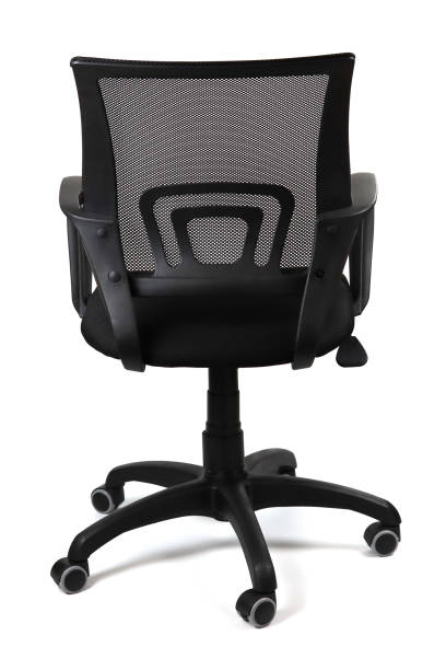 istock Office or gaming chair isolated on white background, rear view 1309883125