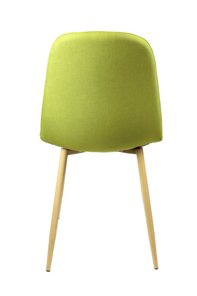 istock modern light green chair isolated on white, rear view, interior design 1309883137