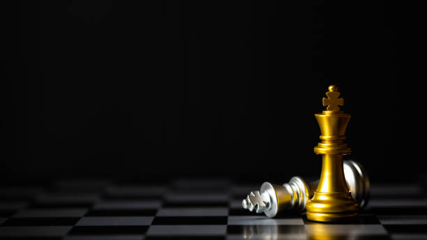istock Chess board game for ideas and competition and strategy, business success concept. 1309888575