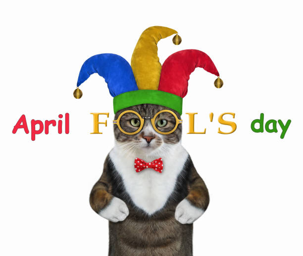 istock Cat colored celebrates fool's day 1309888847