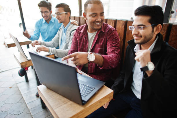 istock Group of indian men 1309890175