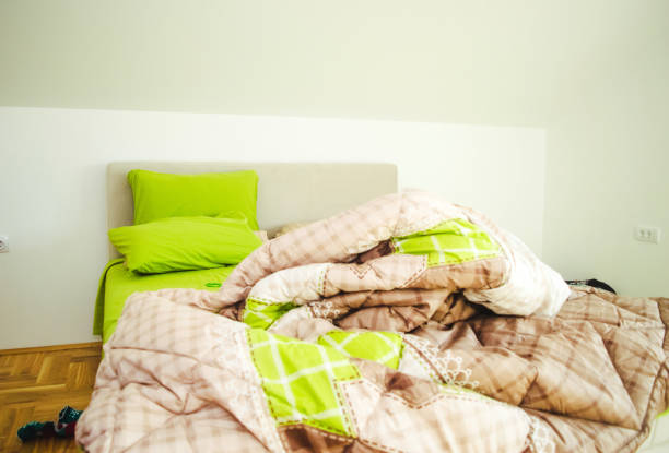 istock Slept in bed stock photo 1309910960