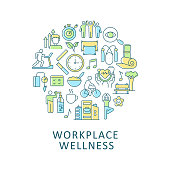 istock Workplace wellness abstract color concept 1309912216
