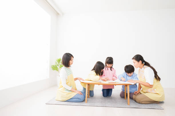istock Children drawing at the nursery school 1309914518