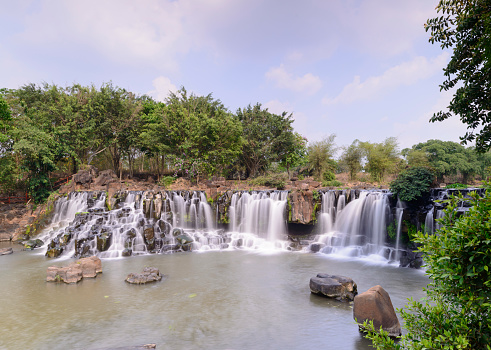 The author took a photo at Giang Dien waterfall tourist area, Dong Nai province, on the Tuesday afternoon March 30, 2021morning of February 30.3.2021. Content:Giang Dien waterfall