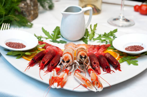 istock Raw scampi and shrimps mix 1309926233