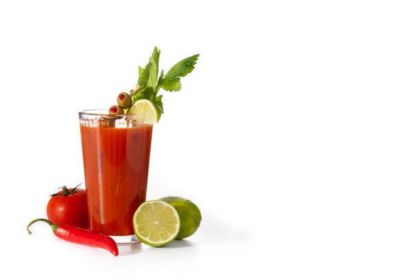 istock Bloody Mary cocktail in glass 1309932582