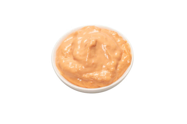 istock Sauce in a bowl isolated on white. 1309936407