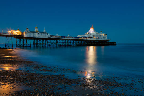 The Pier Of Eastbourne The Pier Of Eastbourne, East Susses, UK eastbourne pier photos stock pictures, royalty-free photos & images