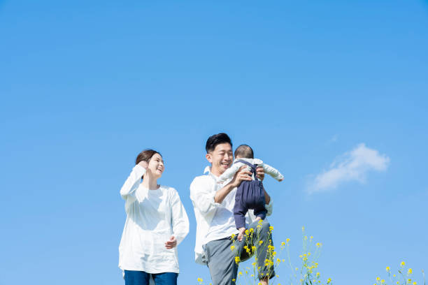 istock Parents holding their baby high 1309939553