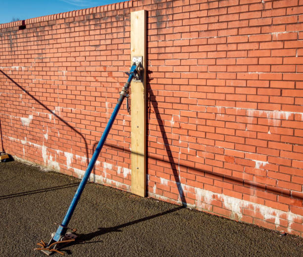 istock Wall butress support for safety 1309952460