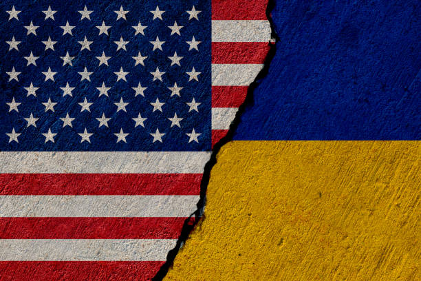 istock usa and ukraine flags painted on concrete wall 1309954840