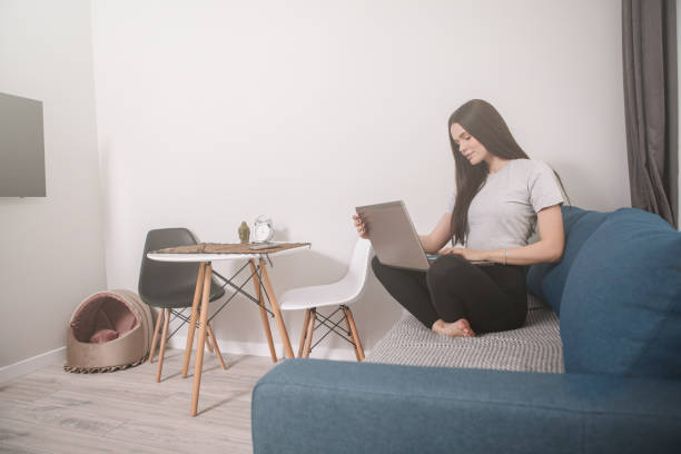 istock Woman working from home 1309962870