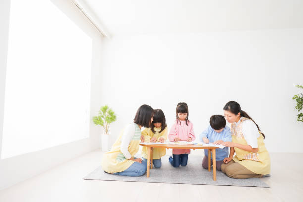 istock Children drawing at the nursery school 1309963786