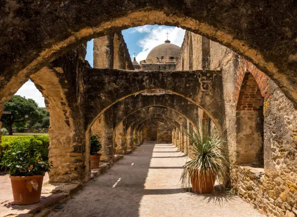 Photo of Walkway at the San Jose Mission in San Antonio TX, USA