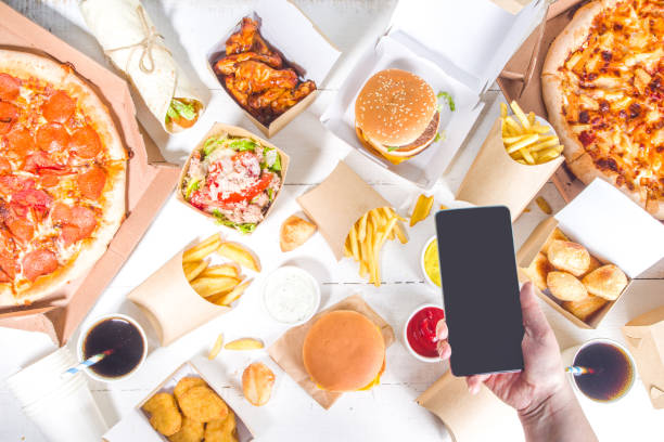 istock Delivery fast food concept 1309966349