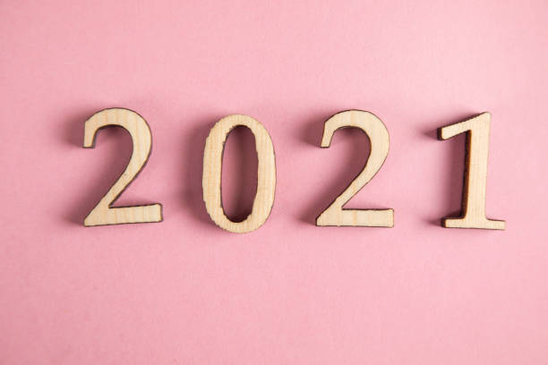 istock wooden 2021 on the table 1309978087