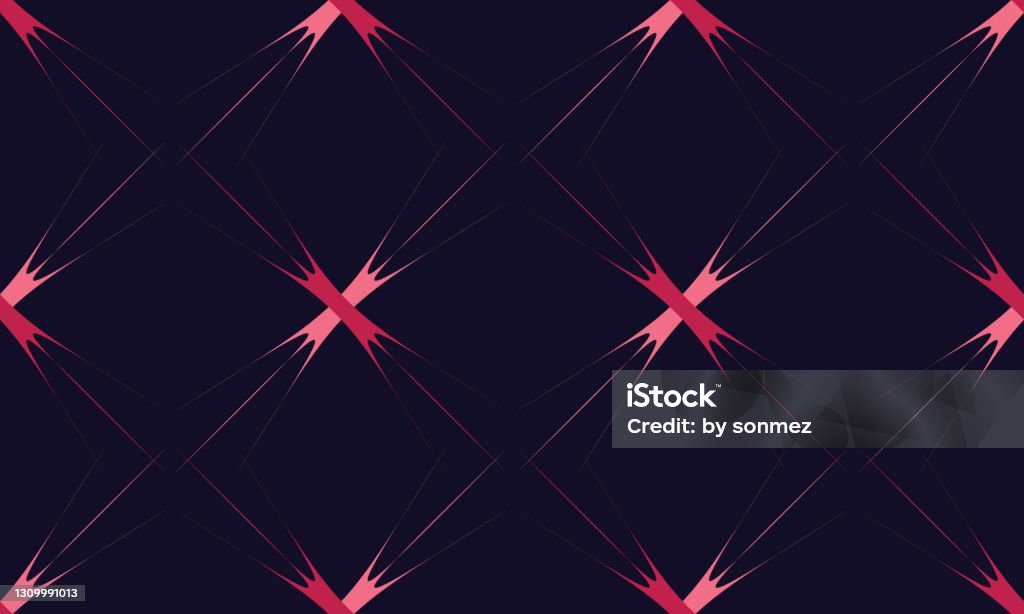 X Pattern Vector Image Vector Seamless Pattern Resembling Xshaped On Black Background Stock ...